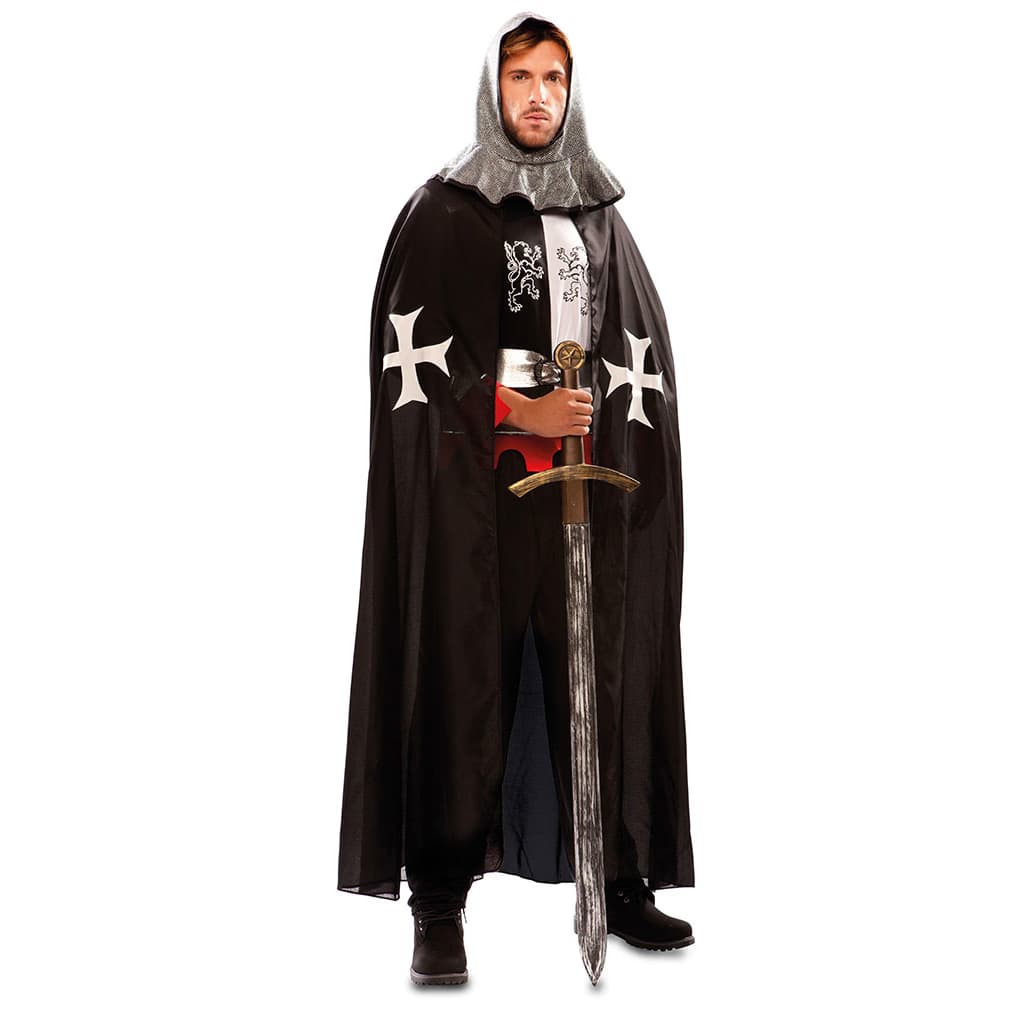 EU capa medieval negra t-ml
