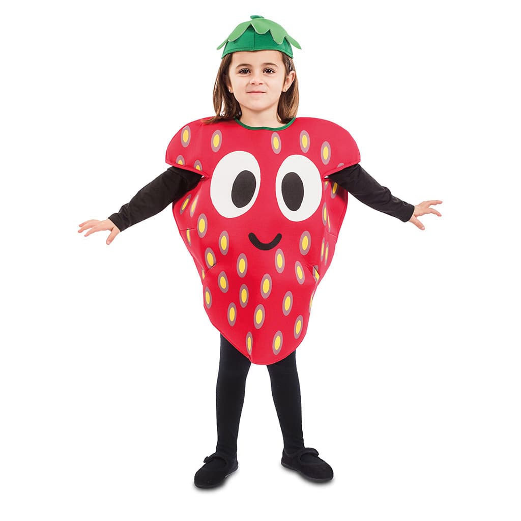 Disfraz de Fresa para Bebé Talla BB (6-12 meses) - Disfraz de Fruta Infantil