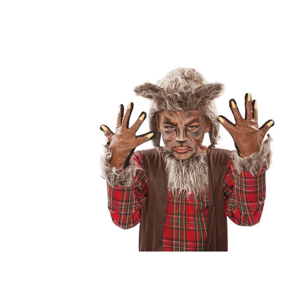 Guantes de Lobo Infantiles con Pelaje y Garras Fyasa