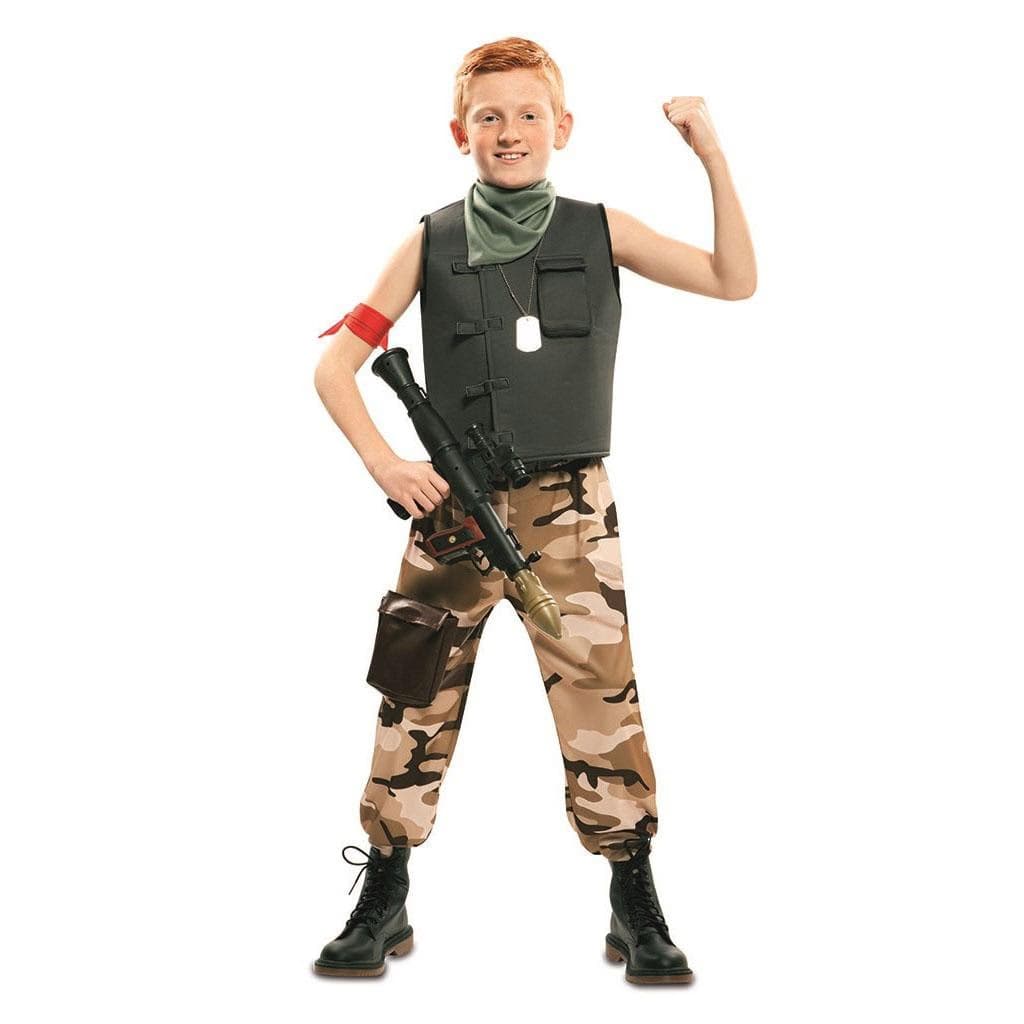 EU soldado de combate chico t-2