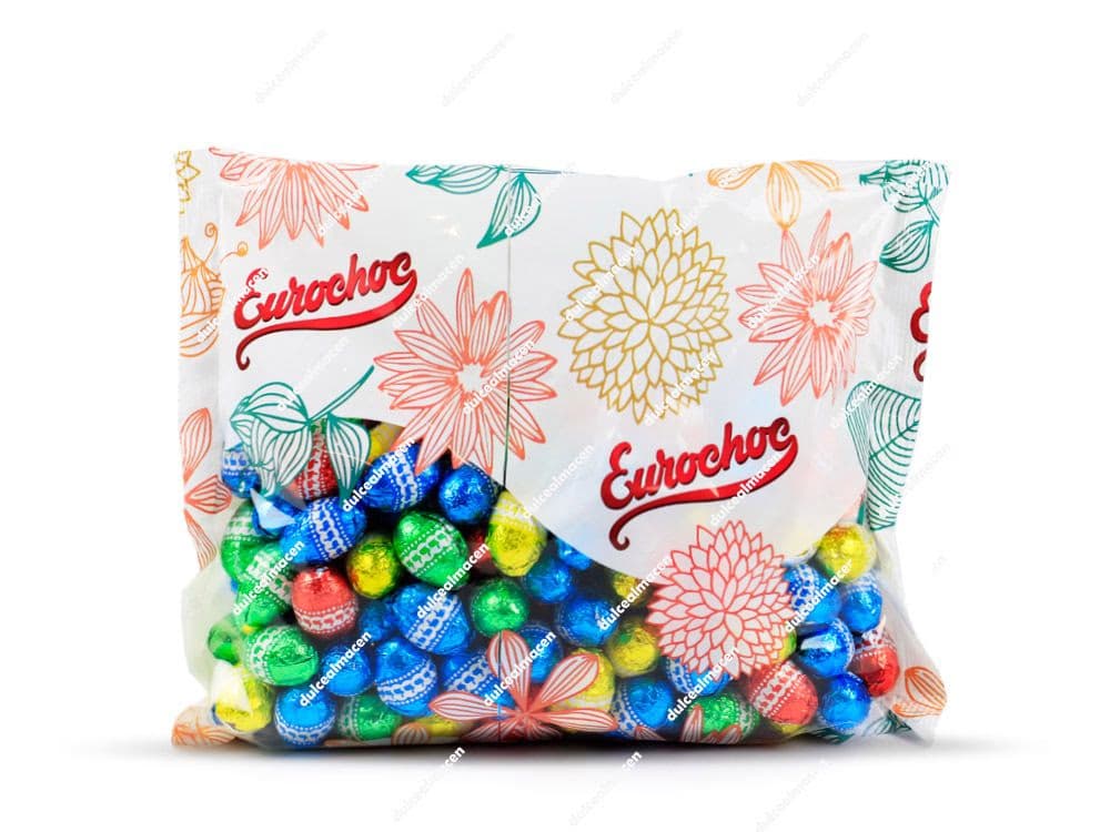 Eurochoc Huevos de Chocolate Rellenos de Crema 1 kg