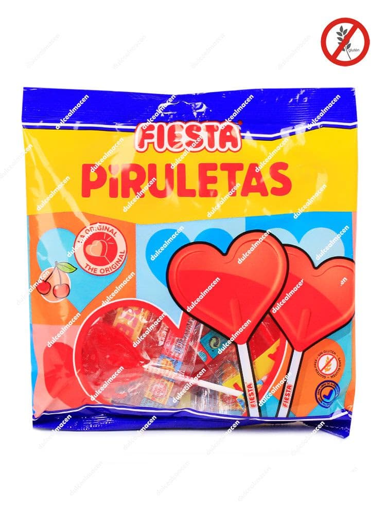Fiesta Piruletas Cereza 7 uds