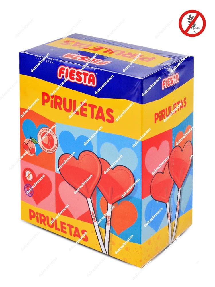 Fiesta Piruletas Cereza 20 uds
