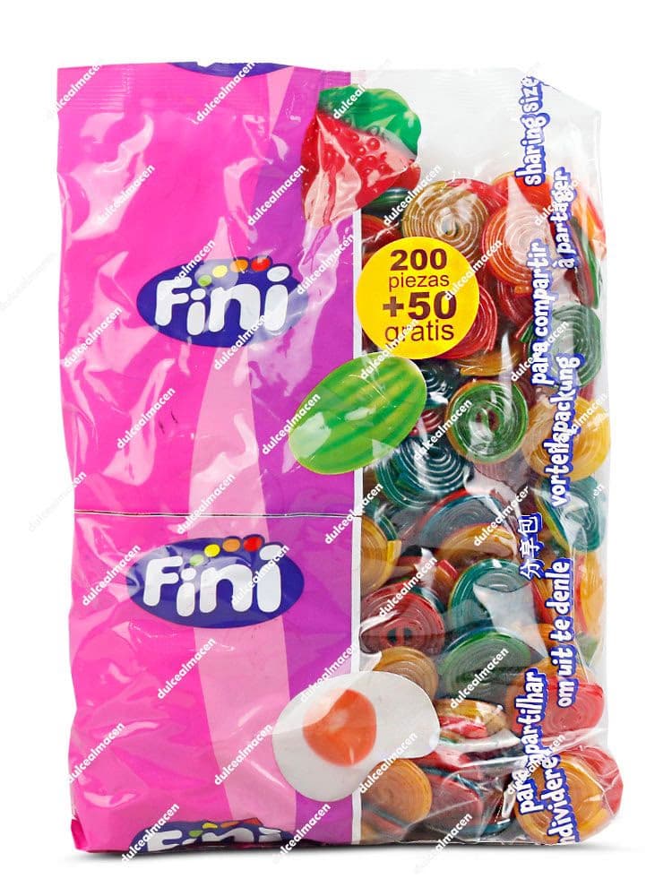 Fini Spiro Bicolor 250 uds | Regaliz Dulce