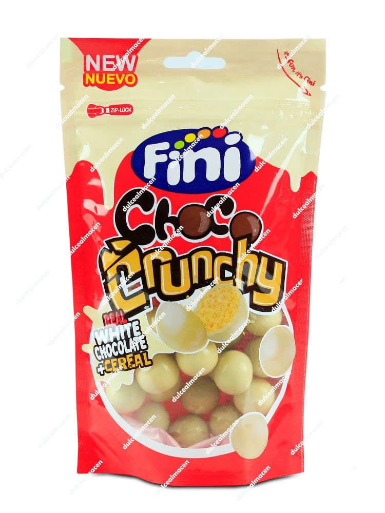 Fini Chocobolas Blancas 115g bolsa de cereales con chocolate dulce en Dulcealmacen