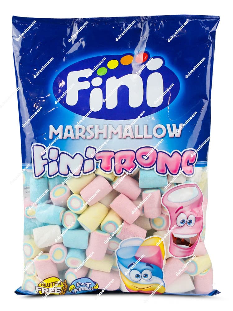 Finitronc Dianas 125 uds bolsa de marshmallows multicolores con patron concentrico Fini Dulcealmacen