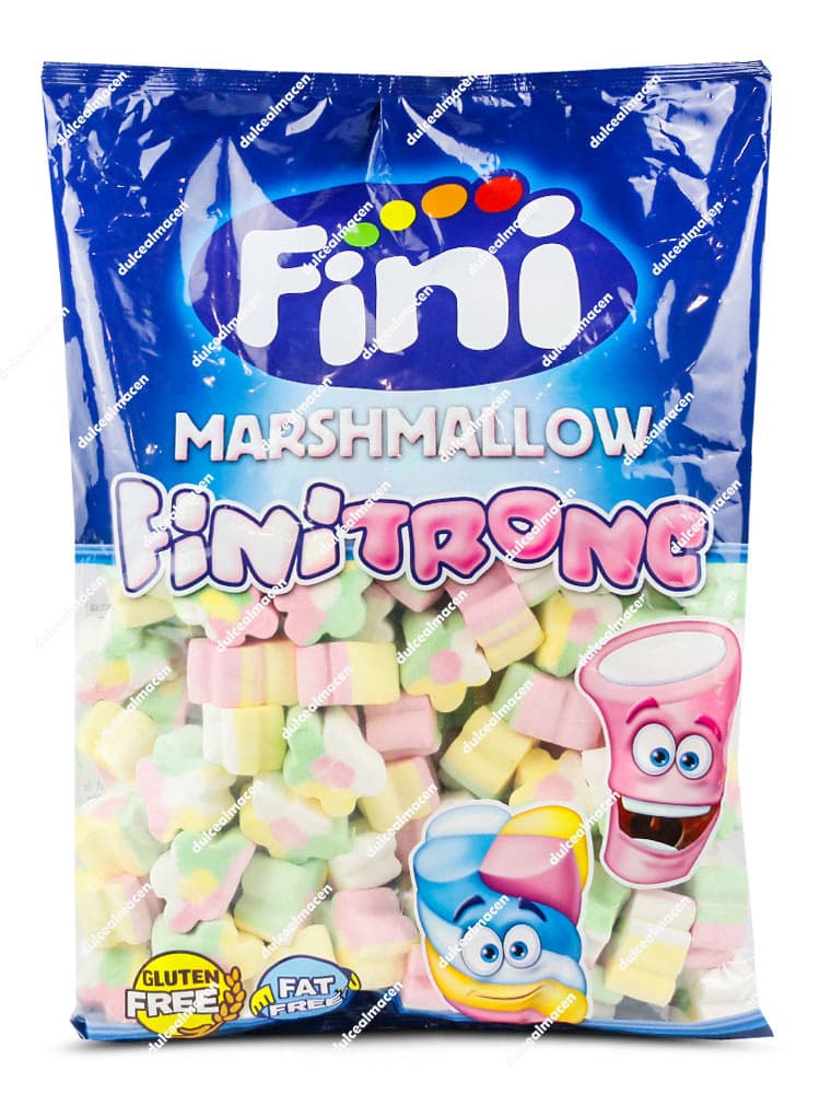 Finitronc Flores 125 uds bolsa de marshmallows multicolores con forma de flor Fini Dulcealmacen