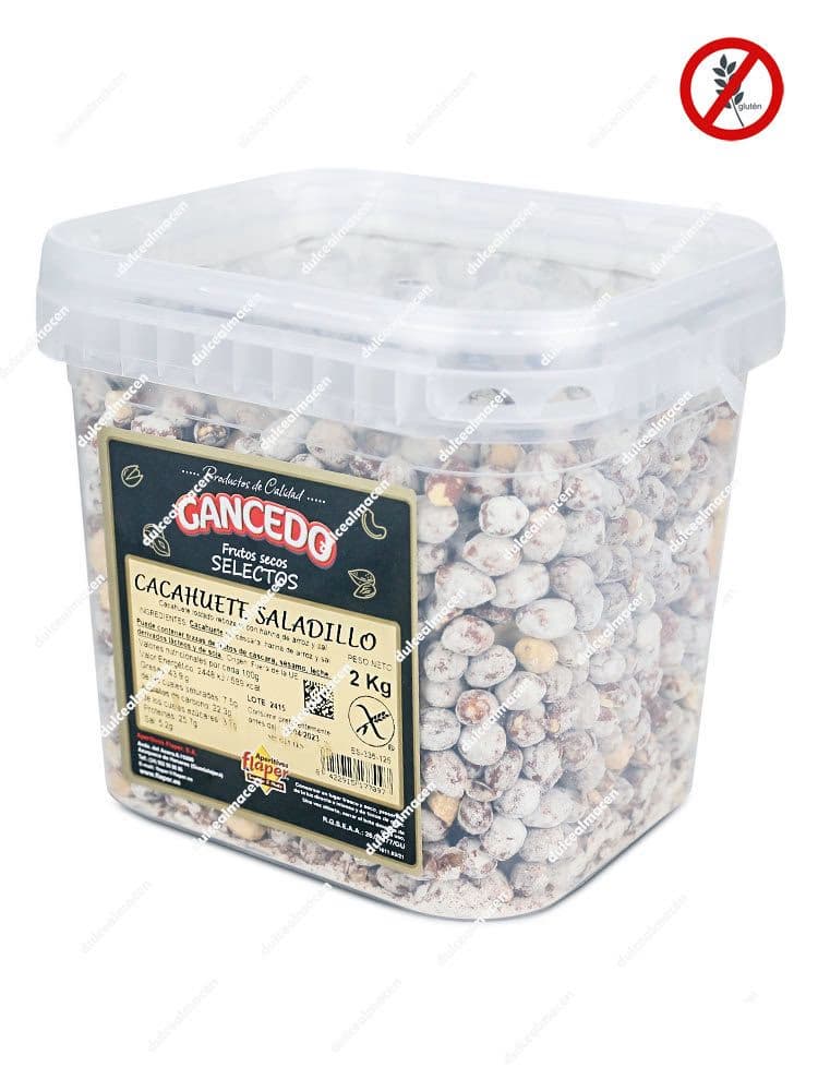 Flaper Gancedo Cacahuete Saladillo Cubo 2 kg