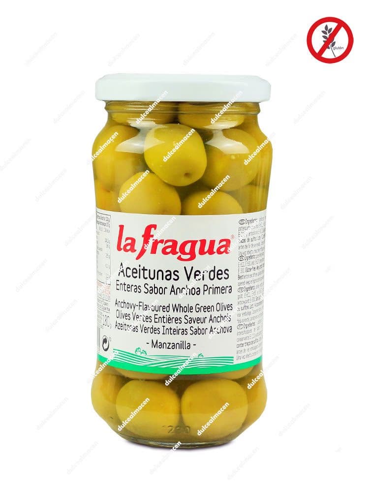 Fragua aceitunas anchoa tarro 365 gr
