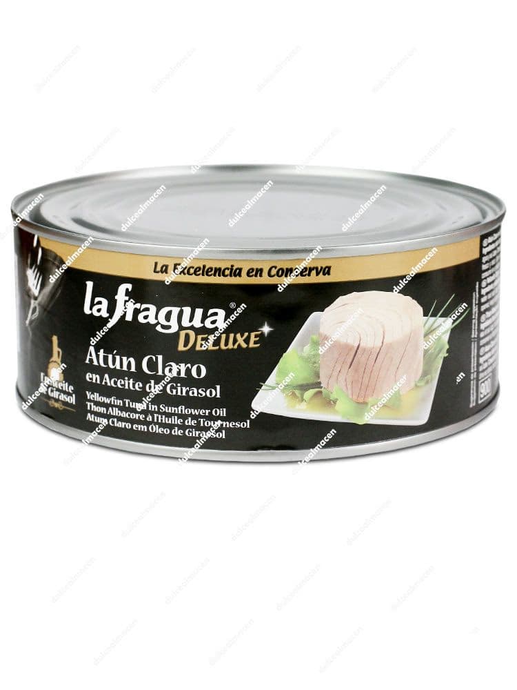 Fragua Atún Claro En Aceite De Girasol Lata Deluxe 900 gr