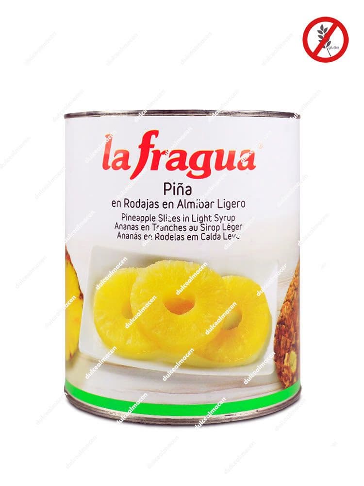 Fragua Piña en Almíbar en Rodajas Cubo 3 kg