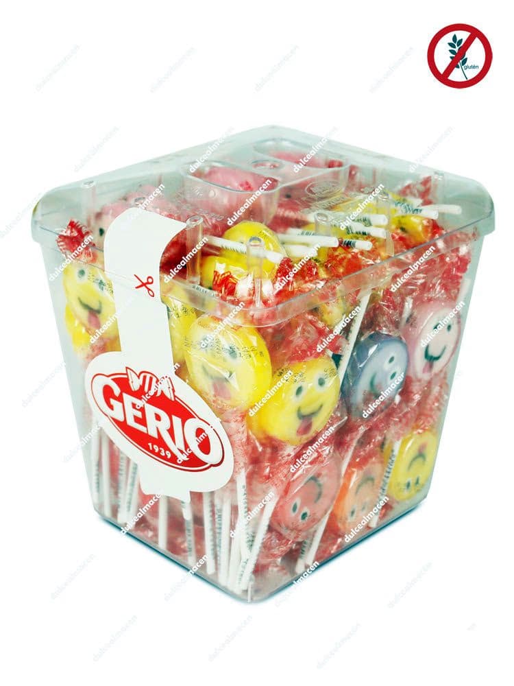 Gerio piruleta rock emoticonos 100 uds