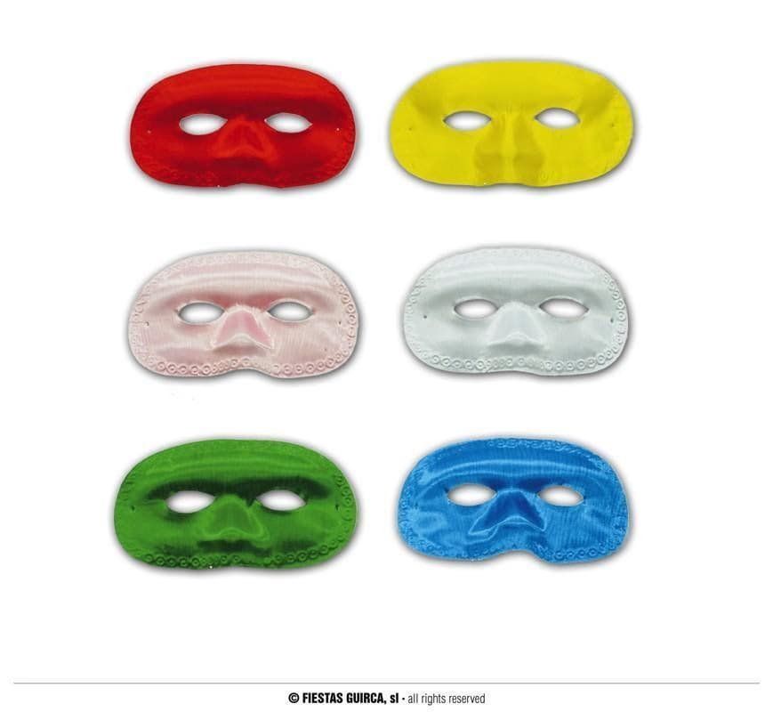 GU antifaz colombina seda multicolor extra