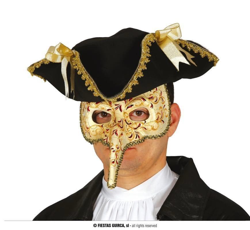 GU antifaz veneciano nariz larga