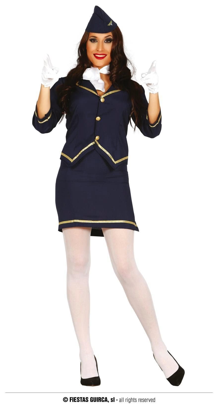 GU azafata adulta talla s 36-38