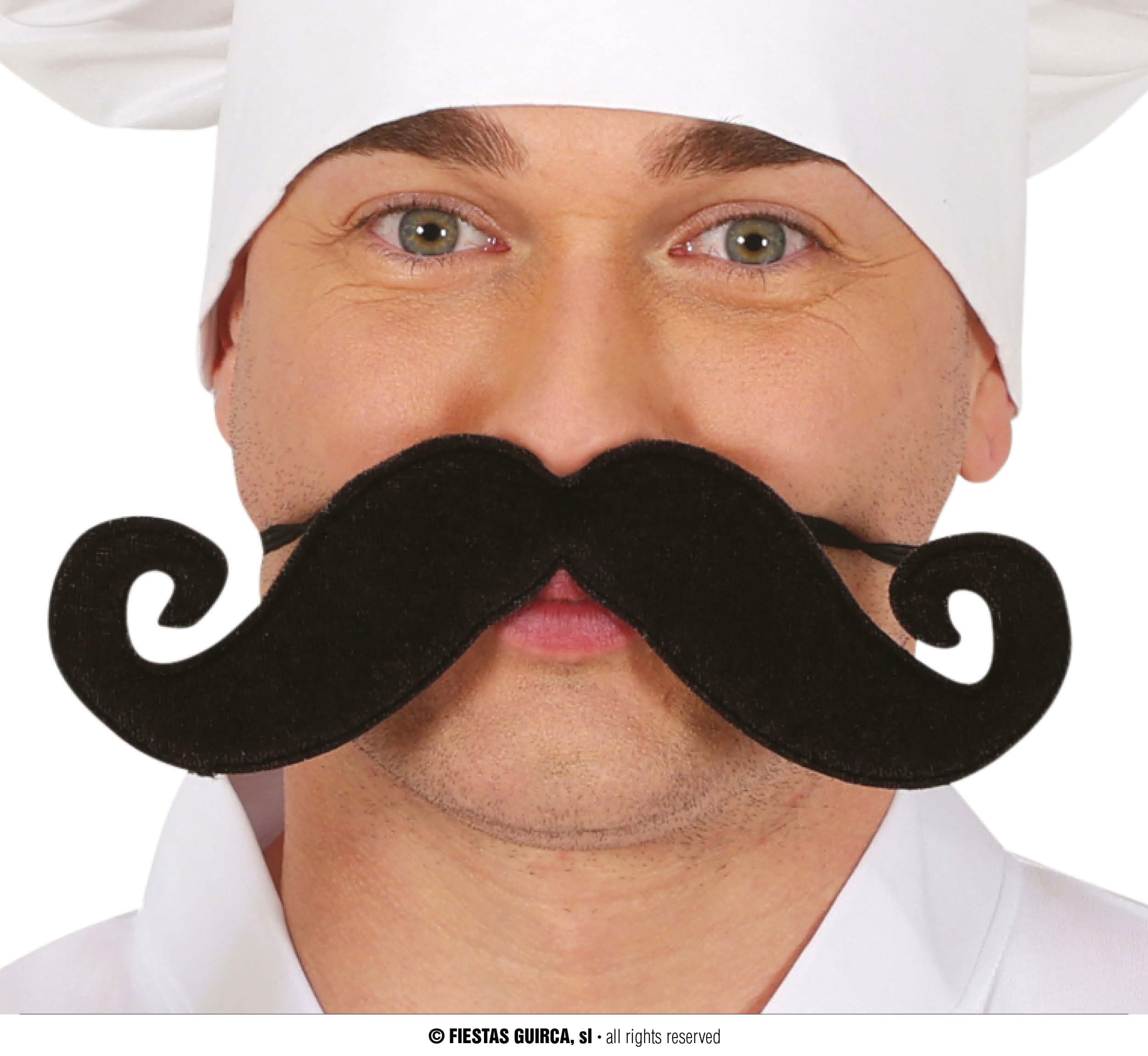GU bigote con elastico 21.5 cms.