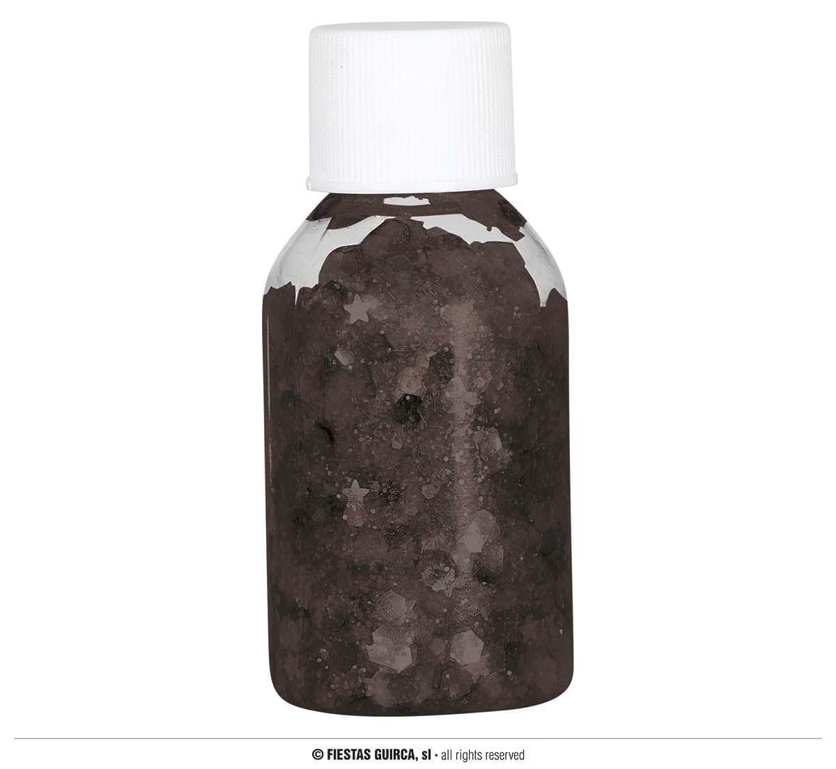GU bote glitter en gel negro, 20 gr