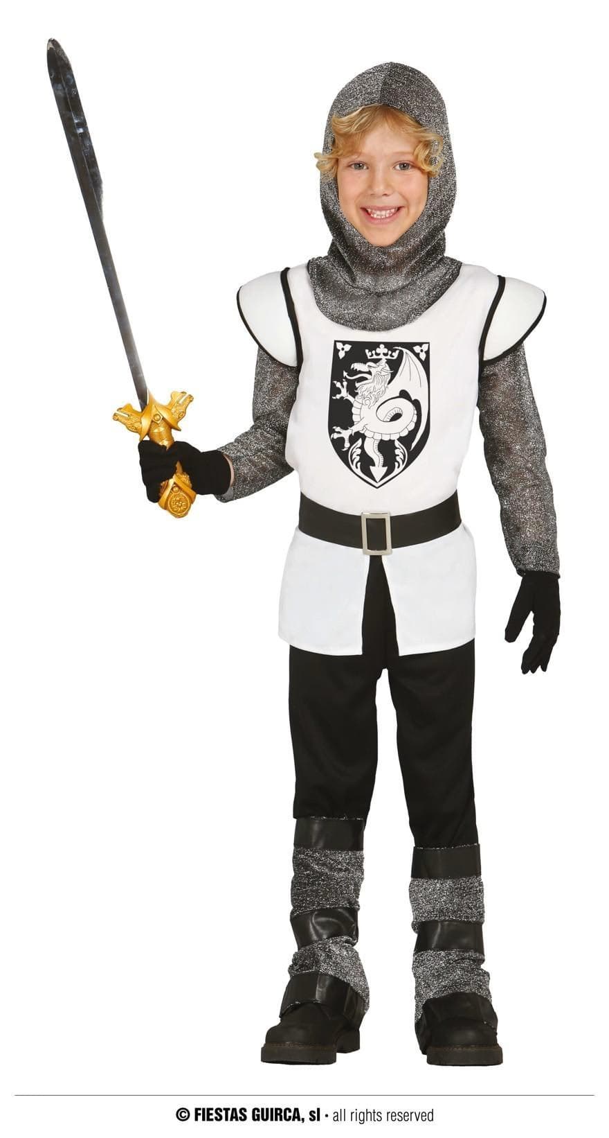 GU caballero medieval, infantil, 3   4 años