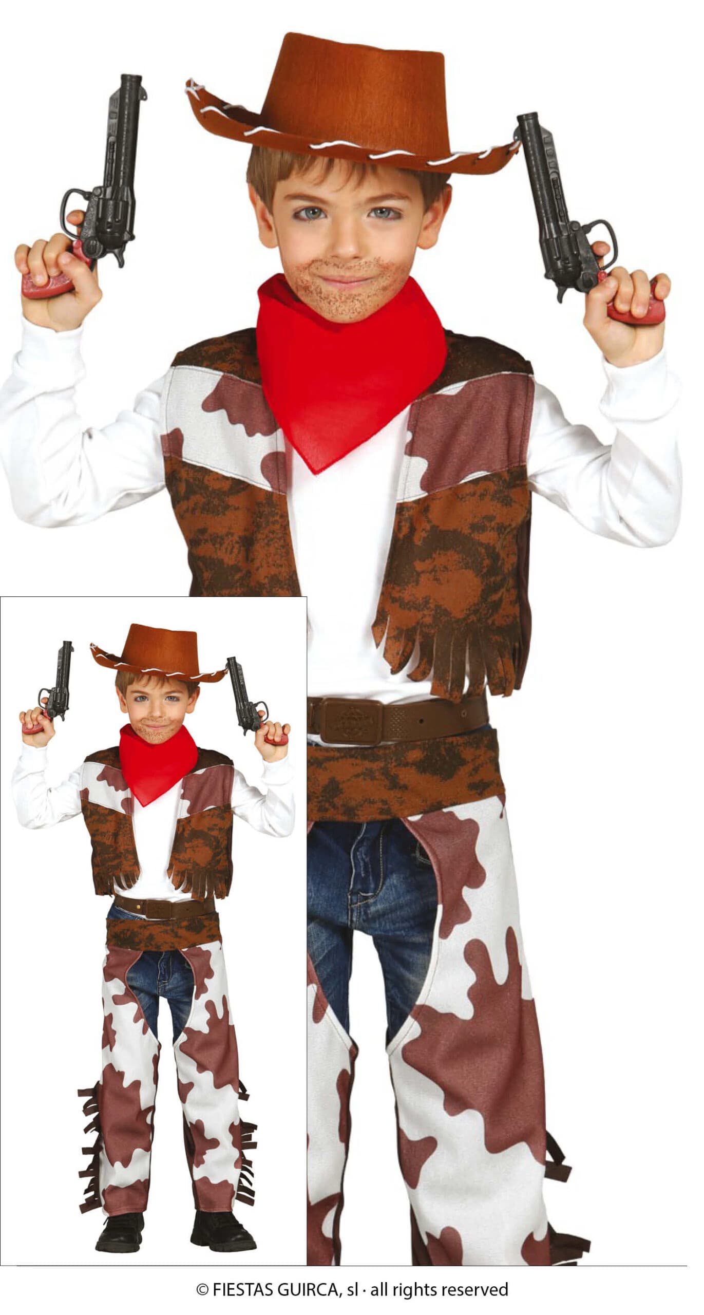 GU cowboy infantil talla 7-9 años