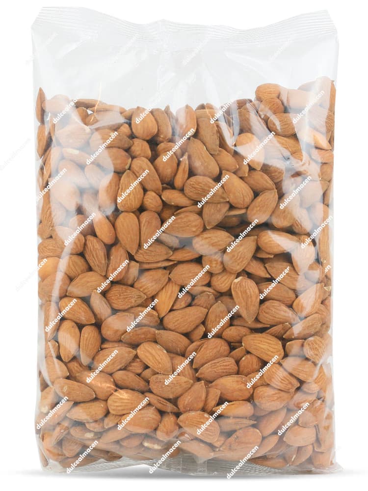 Arte almendra cruda con piel 1 kg bolsa de frutos secos en Dulcealmacen