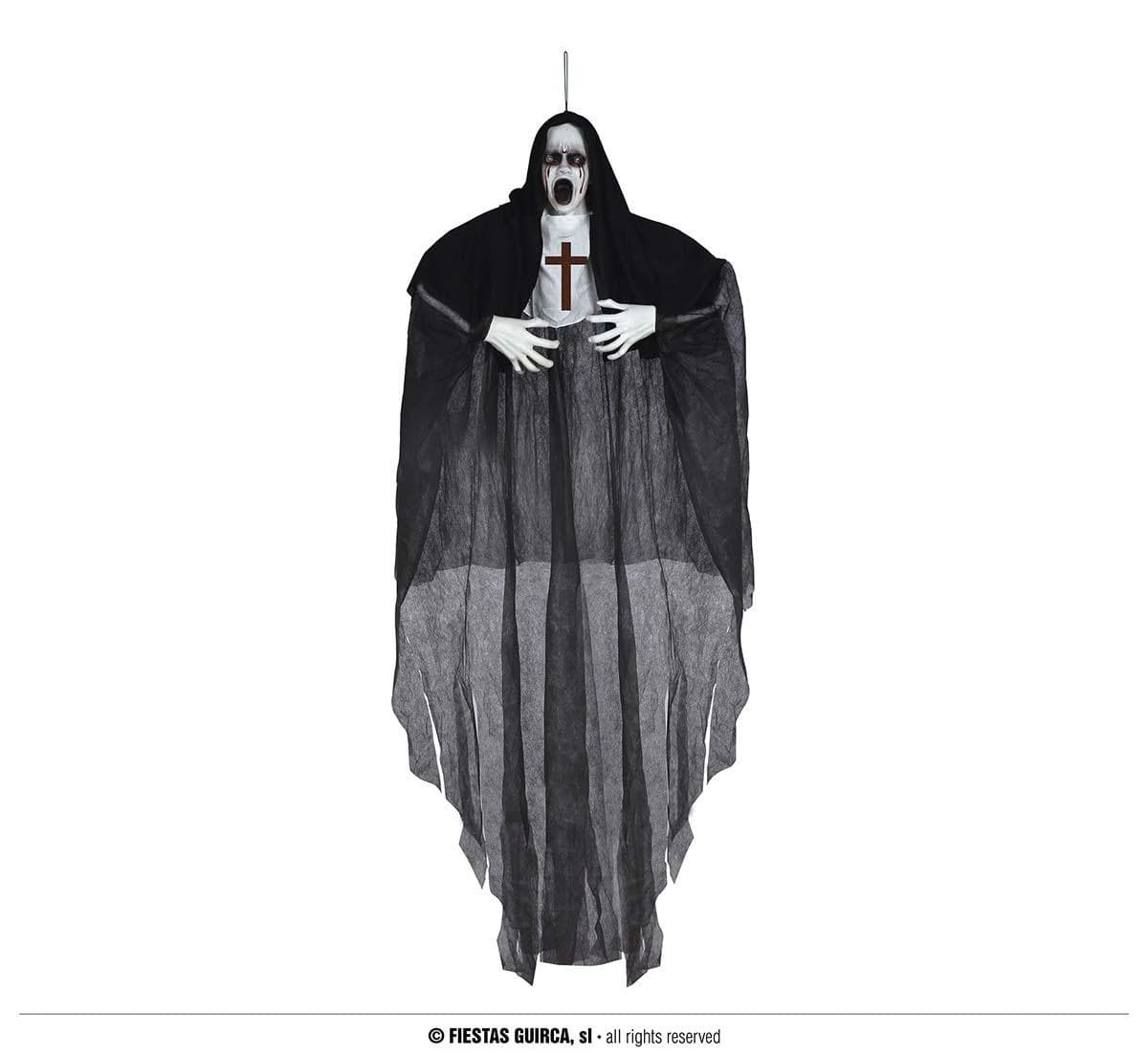 GU colgante monja con luz 180 cms