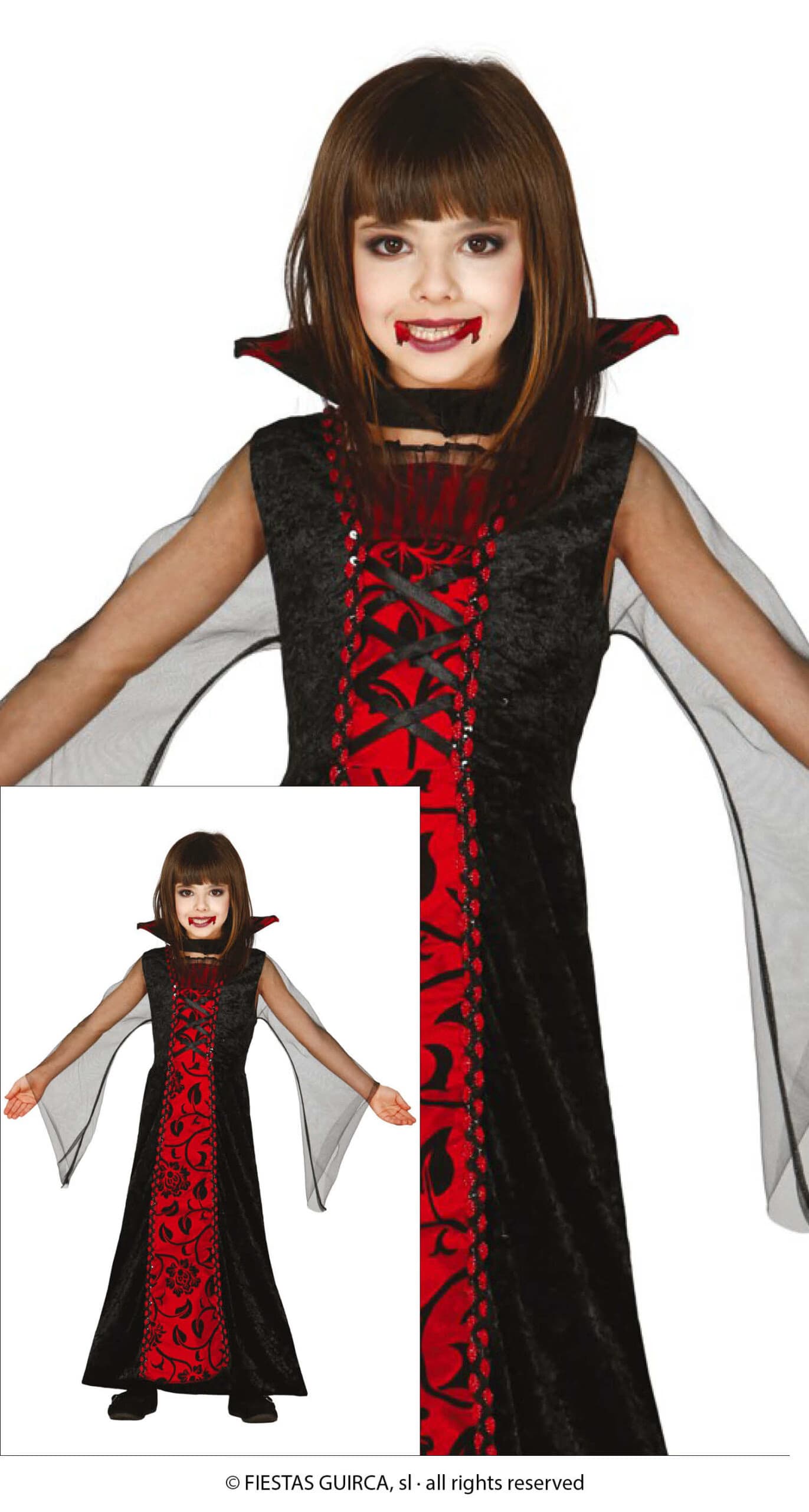 GU vampiress countess, infantil, 10   12 años