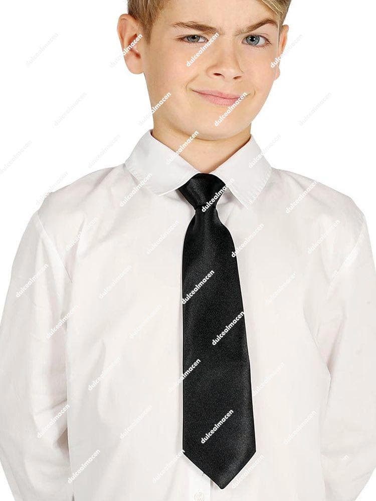 GU corbata negra 30 cms.infantil