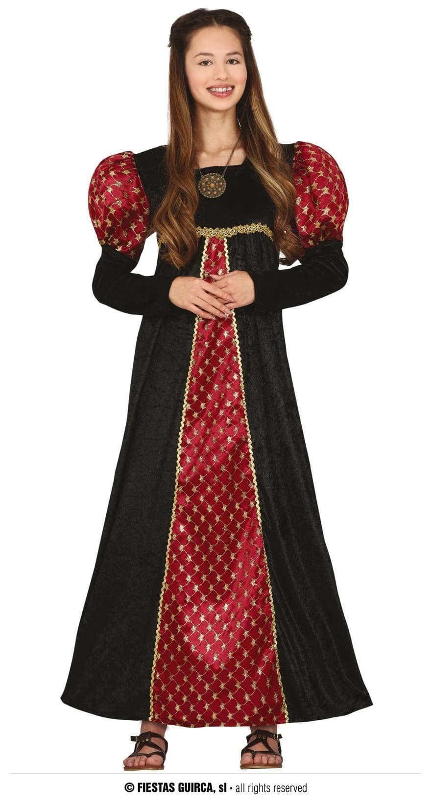 GU dama medieval infantil talla 14 16 años
