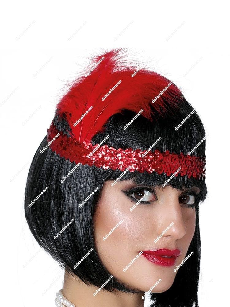 GU diadema charleston rojo