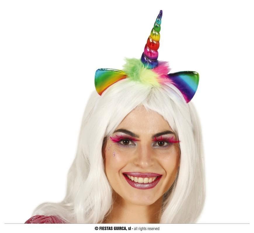 GU diadema unicornio multic.