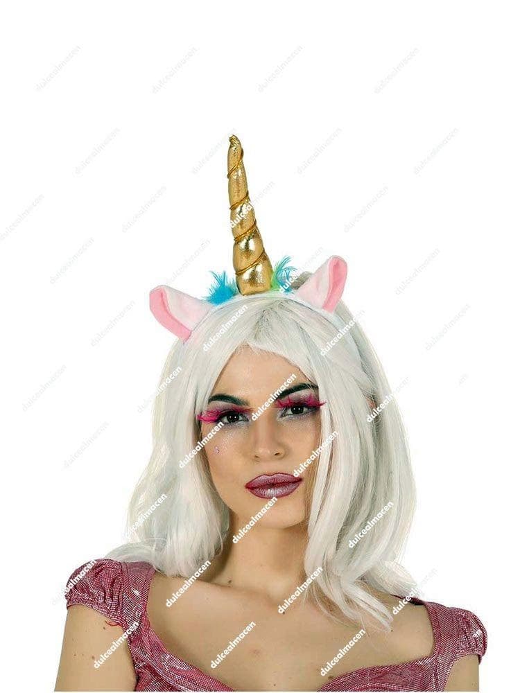 GU diadema unicornio oro