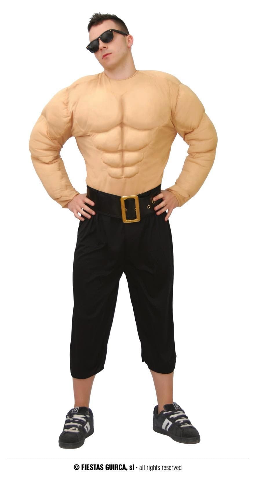 GU forzudo, camiseta músculos, adulto, 52   54 (l)