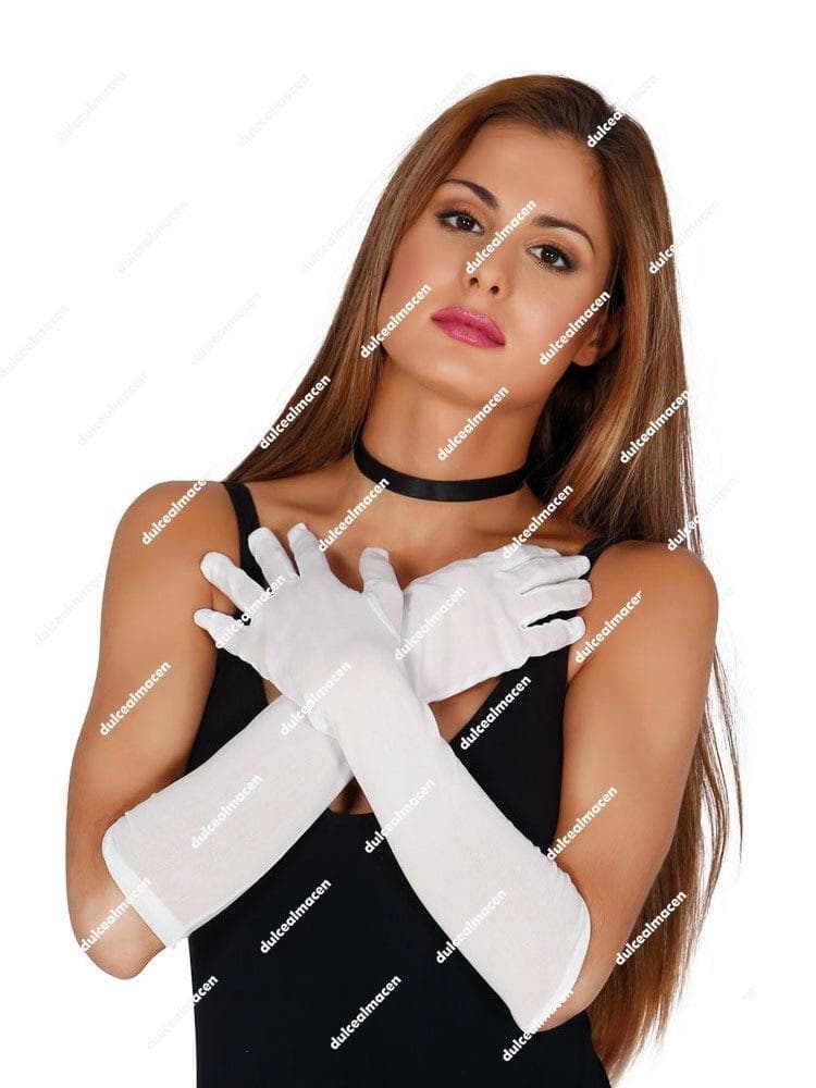 GU guantes blancos 42 cms.