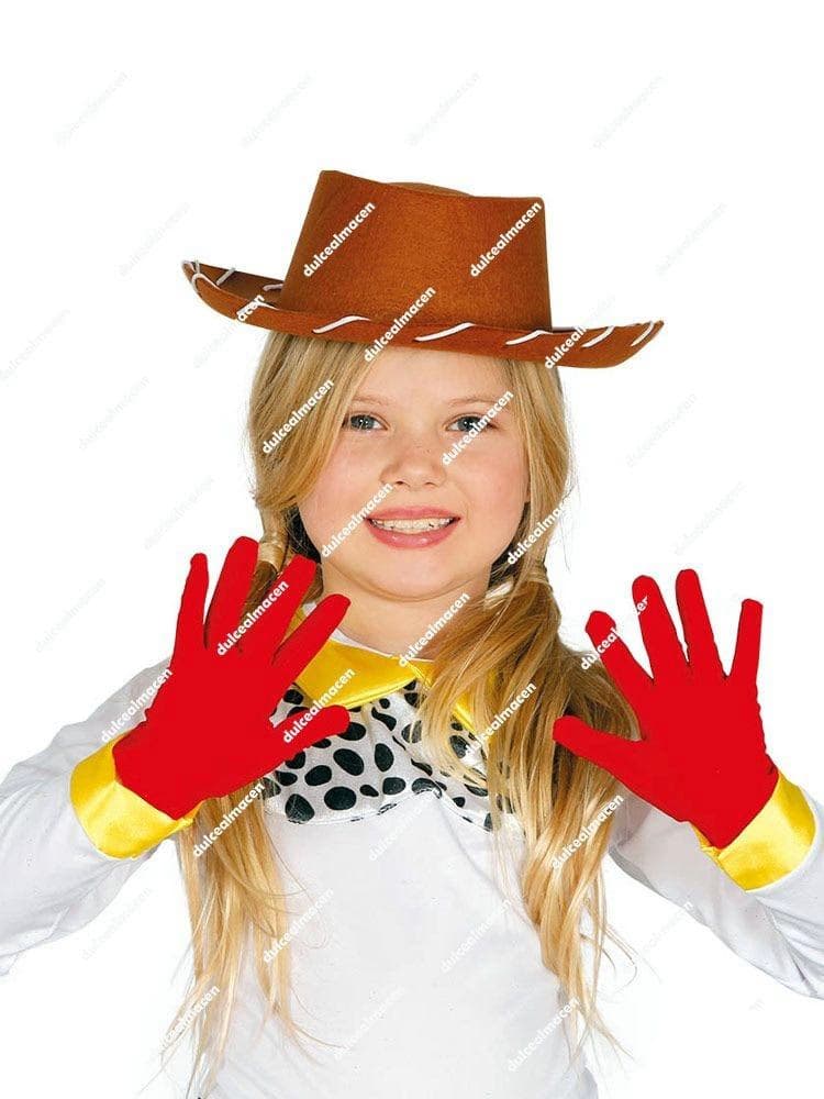 GU guantes infantiles rojos 17 cms.