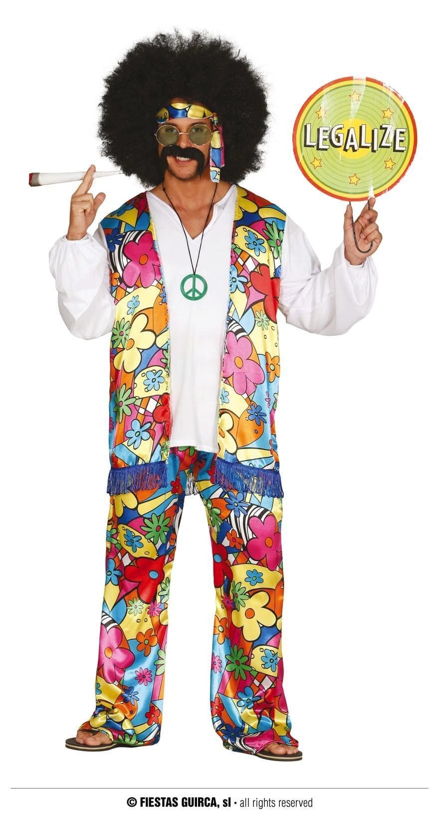GU hippie rainbow, adulto, 48   50 (m)