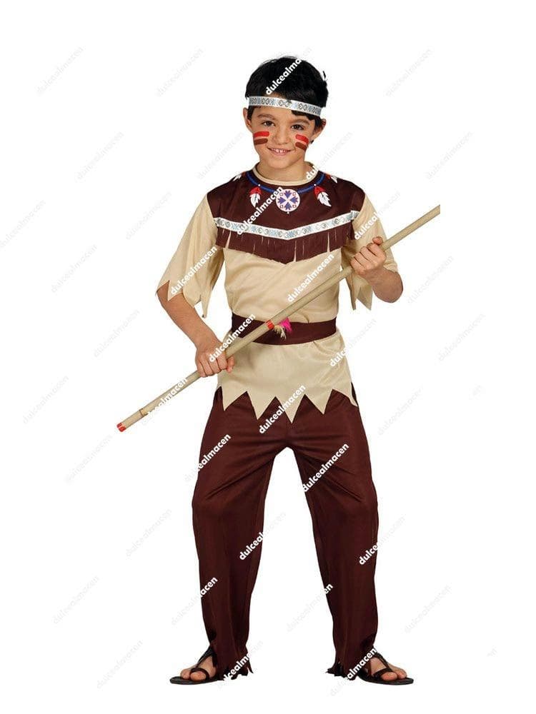 GU indio cherokee infantil talla 7-9 años