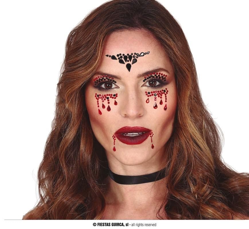 GU joyas faciales adhesivas vampira