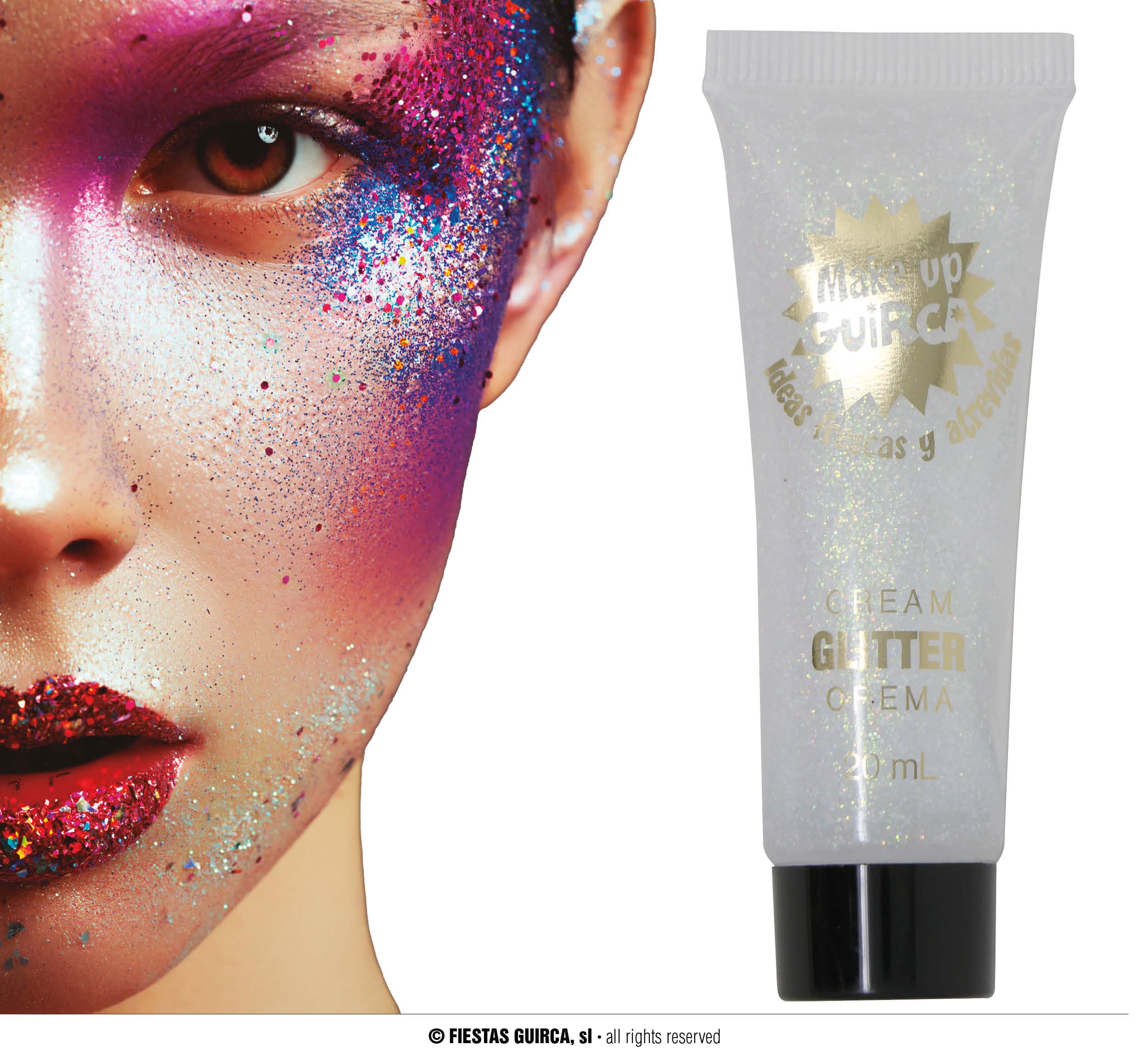 GU tubo maquillaje en crema iris glitter 20 ml