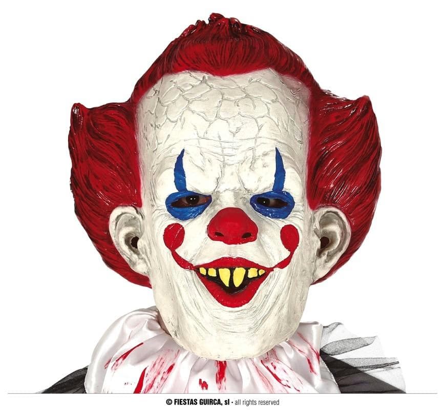 GU mascara payaso siniestro latex
