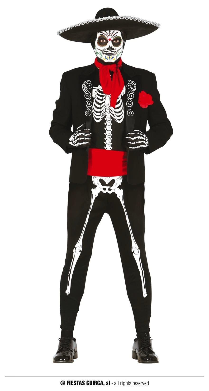 GU mexican skeleton, adulto, 52   54 (l)