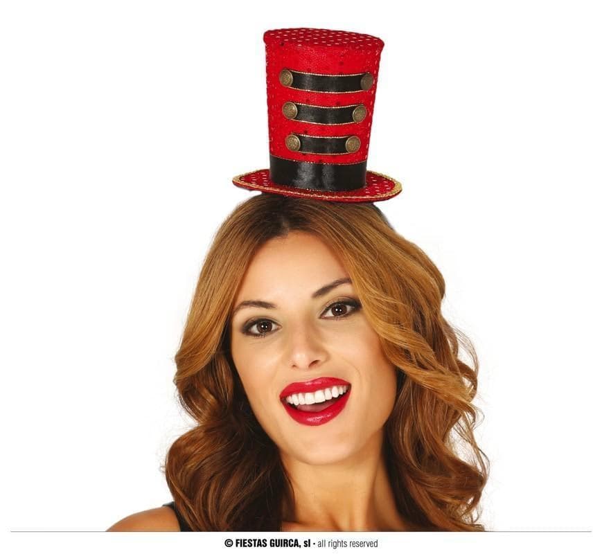 GU chistera mini hat majorette roja