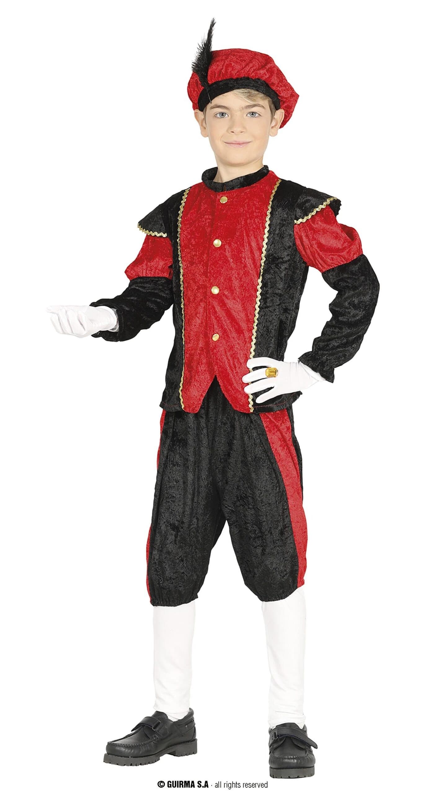 GU paje  infantil 3-4 años rojo