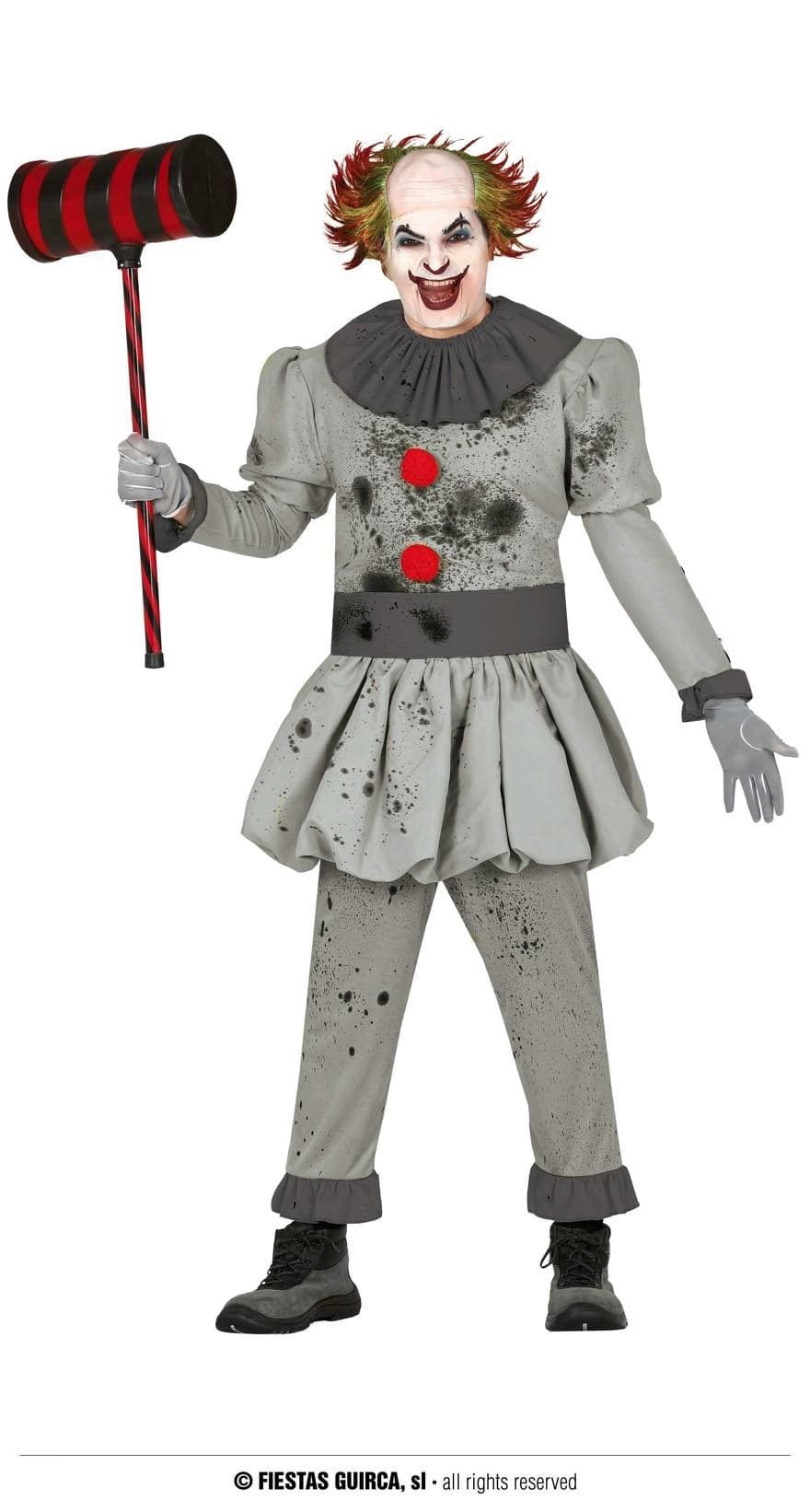 GU bad clown adulto talla l 52-54