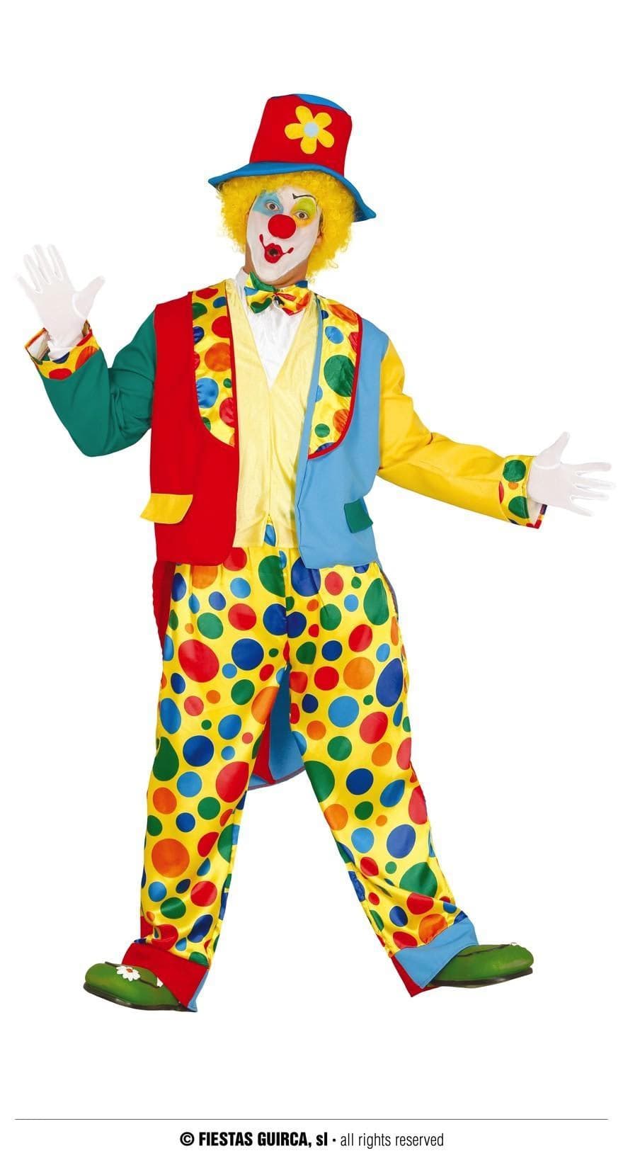 GU payaso adulto talla m 48-50