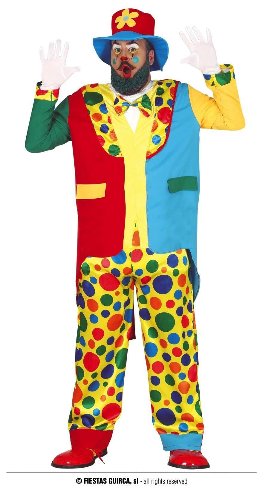 GU payaso adulto talla xl 54-56