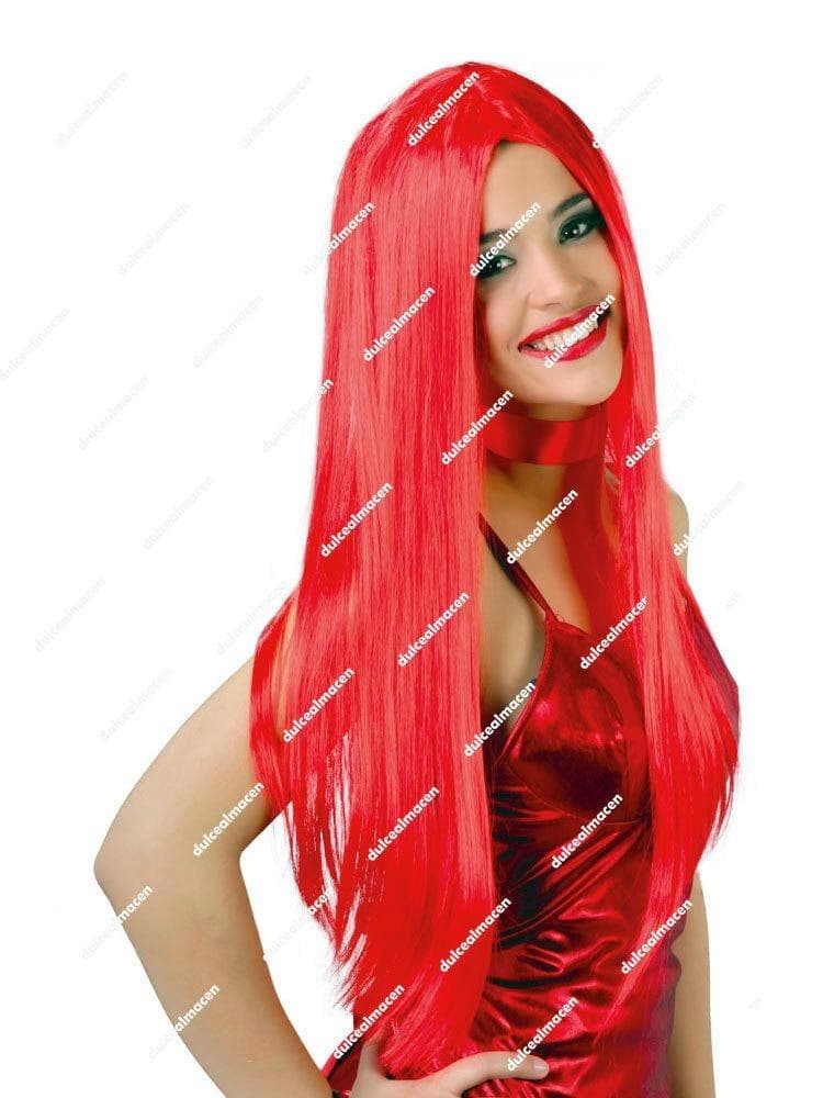 GU peluca melena roja
