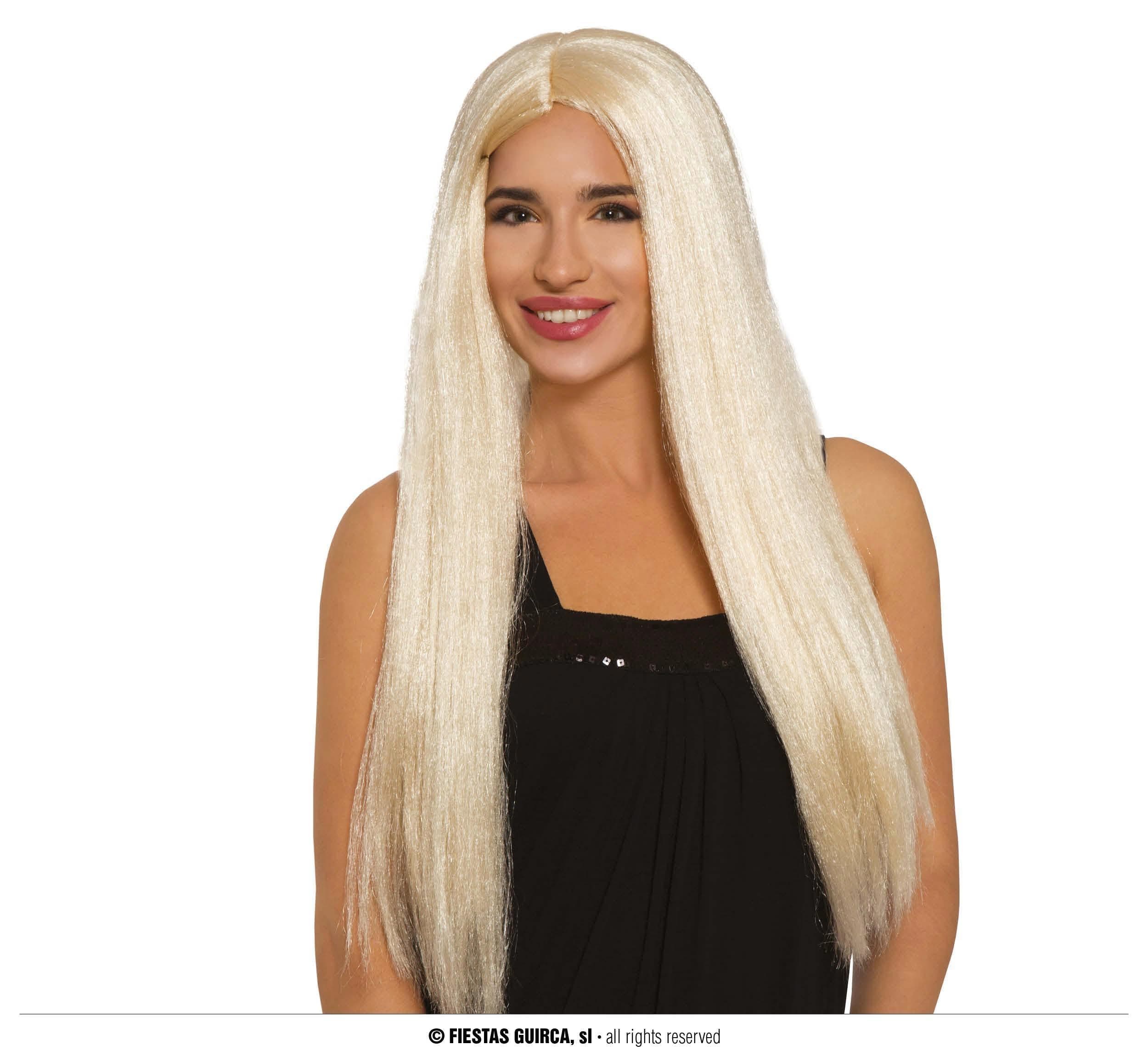 GU peluca melena rubia