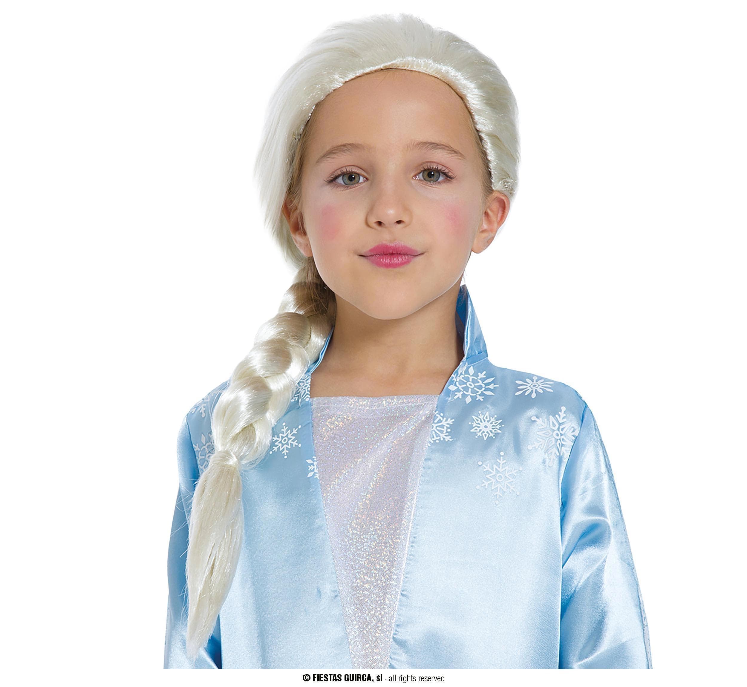 GU peluca princesa infantil escarchada en caja