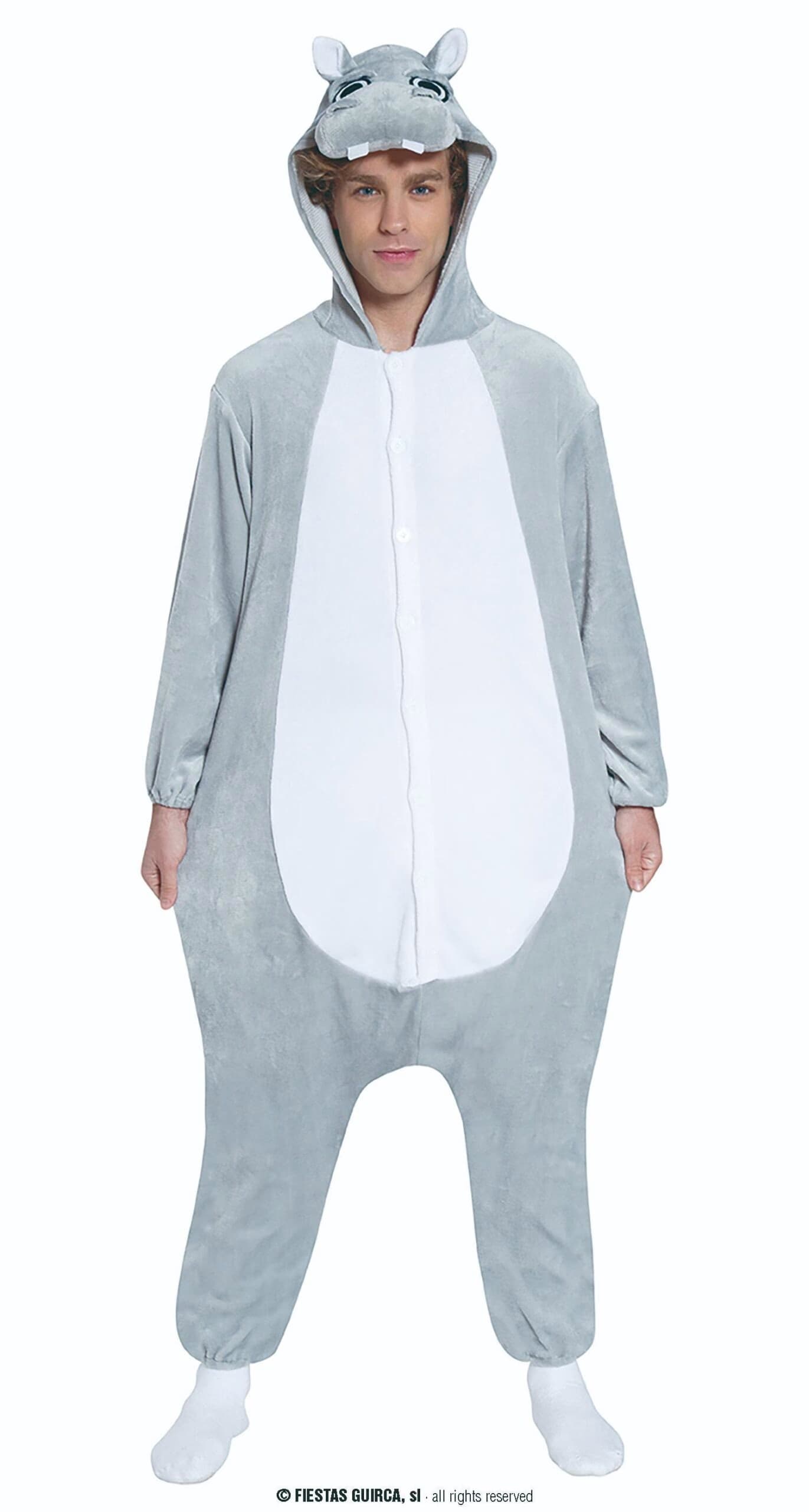 GU kigurumimi hipopótamo, adulto, 46   48 (s)
