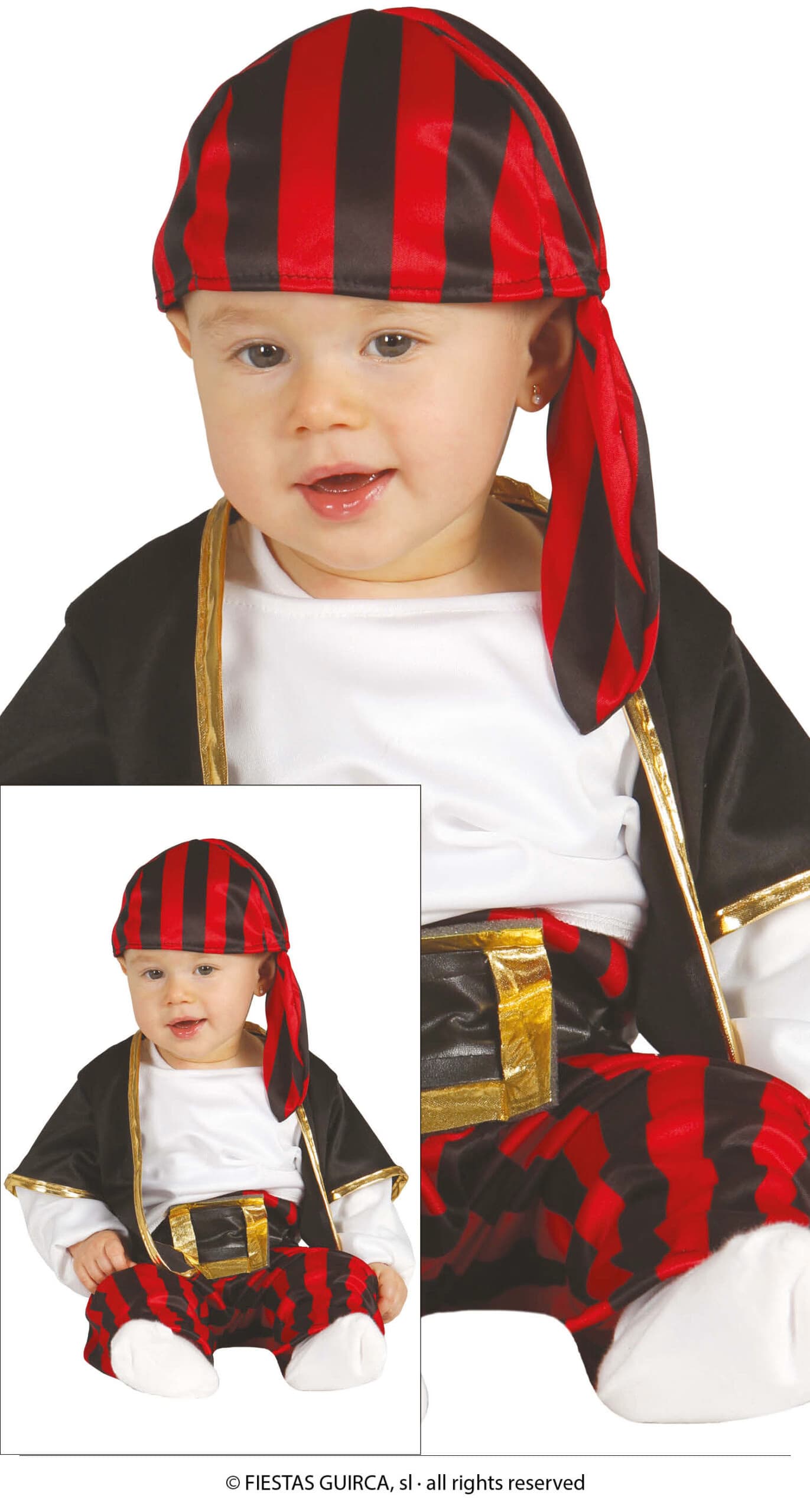 GU pirata, baby, 18   24 meses